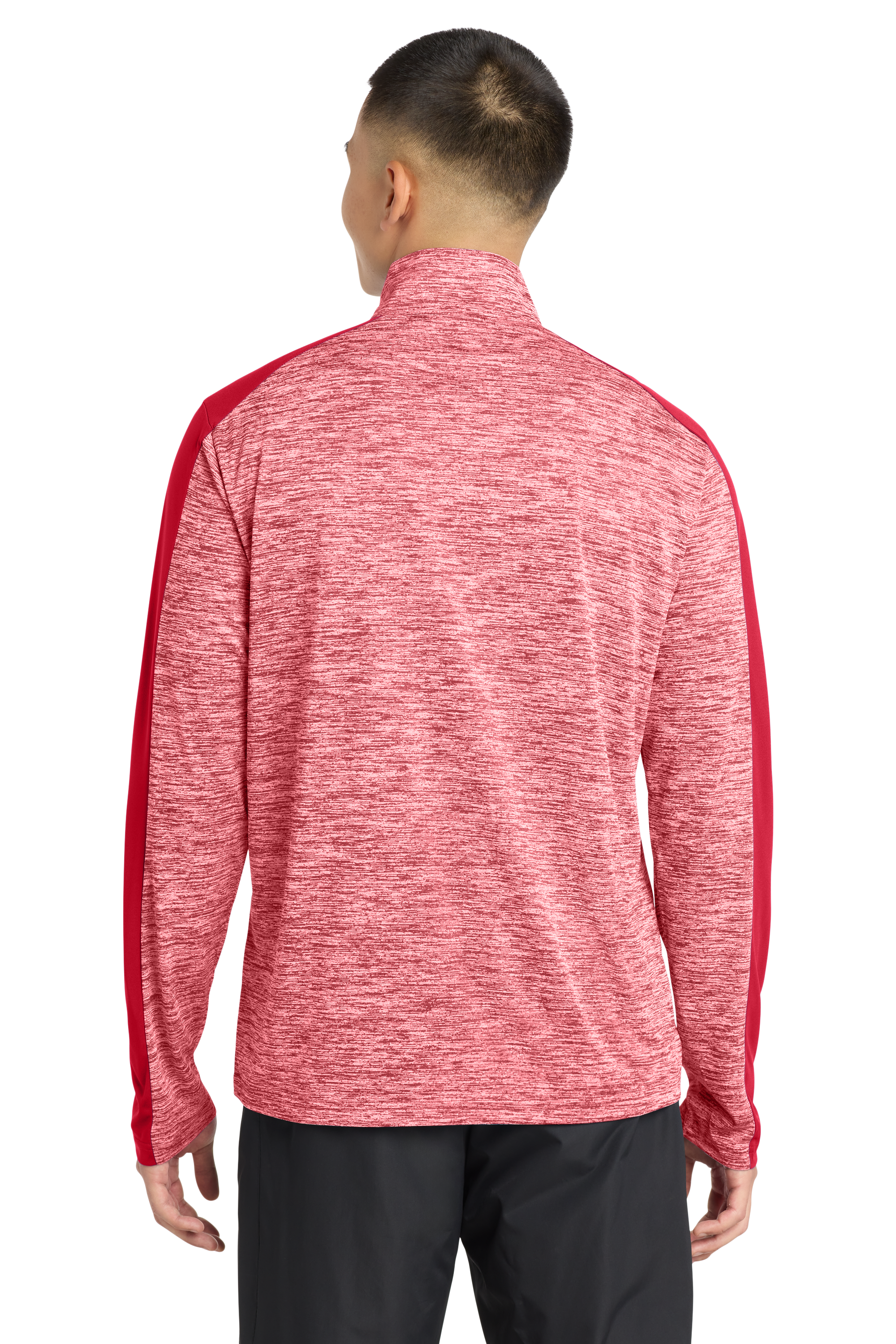 PosiCharge® Electric Heather Colorblock 1/4-Zip Pullover