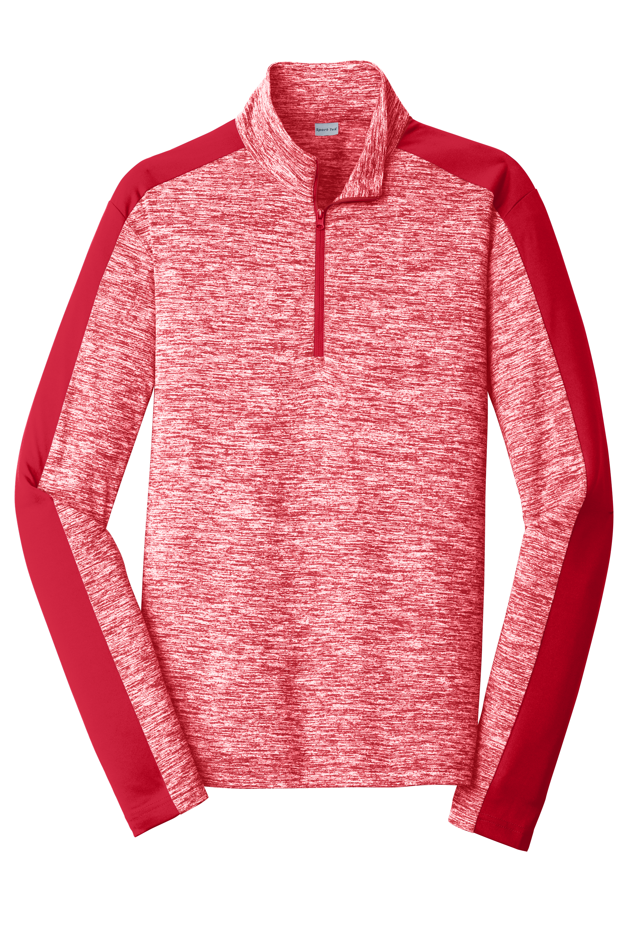 PosiCharge® Electric Heather Colorblock 1/4-Zip Pullover