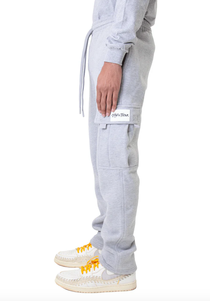 FLEECE CARGO PANTS