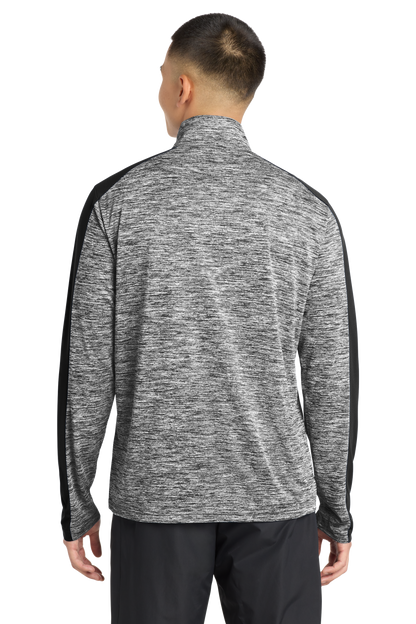 PosiCharge® Electric Heather Colorblock 1/4-Zip Pullover