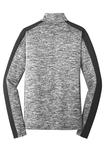PosiCharge® Electric Heather Colorblock 1/4-Zip Pullover