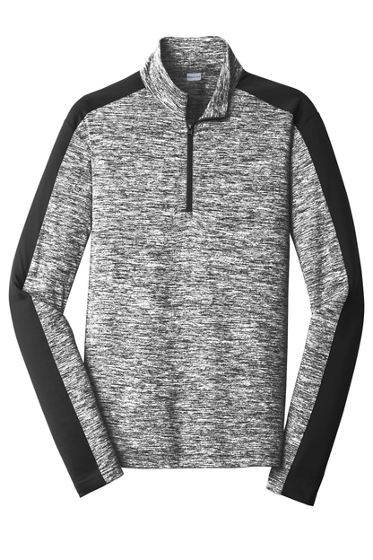 PosiCharge® Electric Heather Colorblock 1/4-Zip Pullover