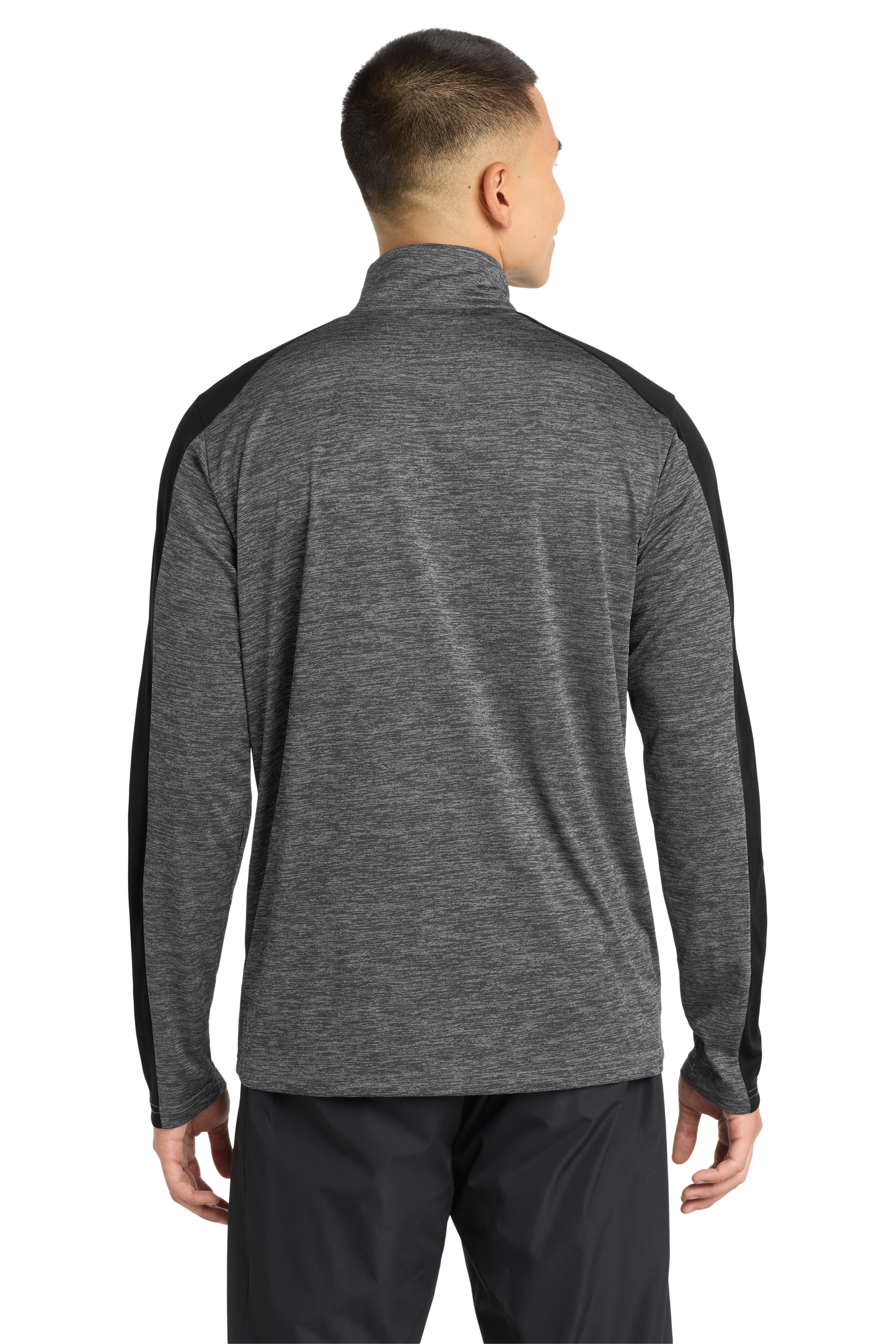 PosiCharge® Electric Heather Colorblock 1/4-Zip Pullover