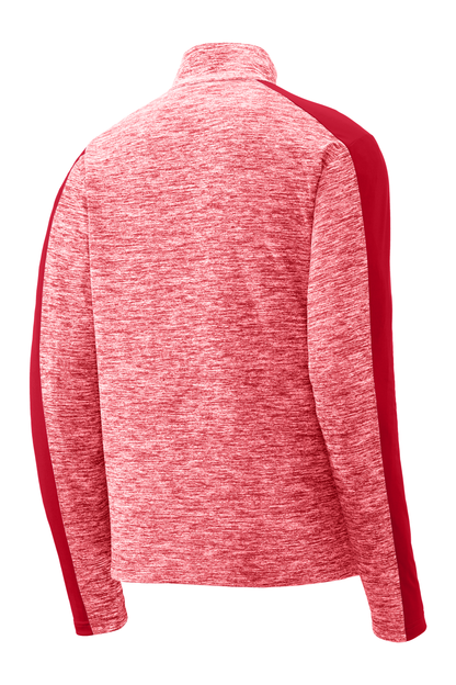 PosiCharge® Electric Heather Colorblock 1/4-Zip Pullover