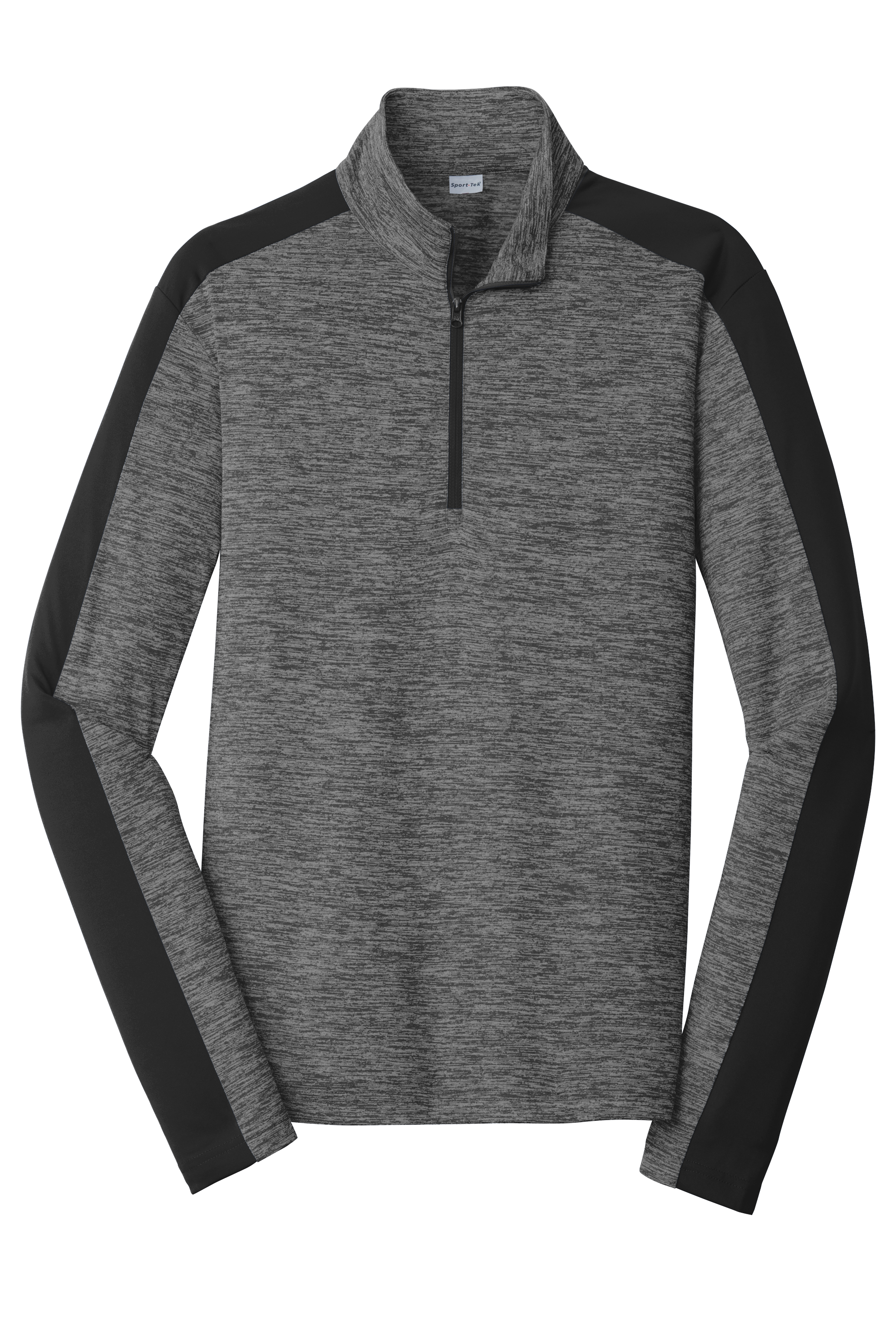 PosiCharge® Electric Heather Colorblock 1/4-Zip Pullover