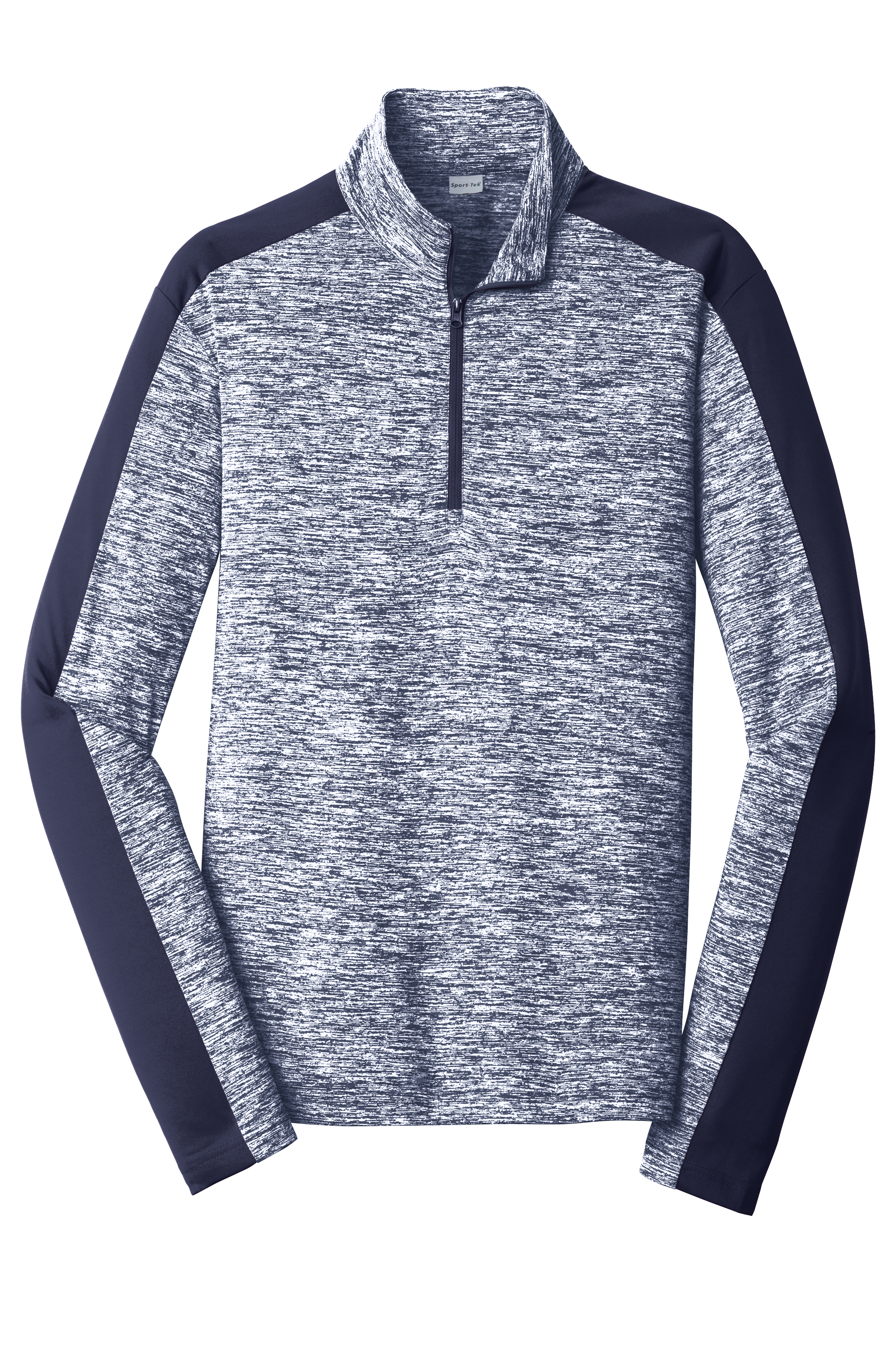 PosiCharge® Electric Heather Colorblock 1/4-Zip Pullover