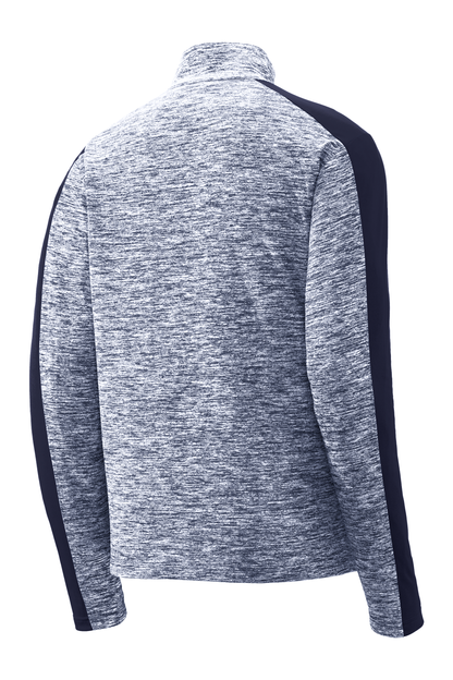 PosiCharge® Electric Heather Colorblock 1/4-Zip Pullover