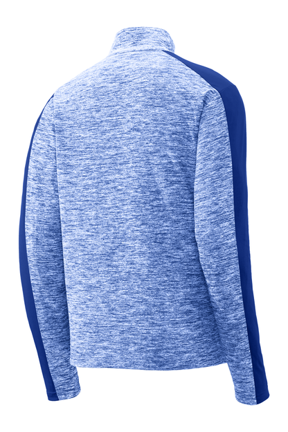PosiCharge® Electric Heather Colorblock 1/4-Zip Pullover